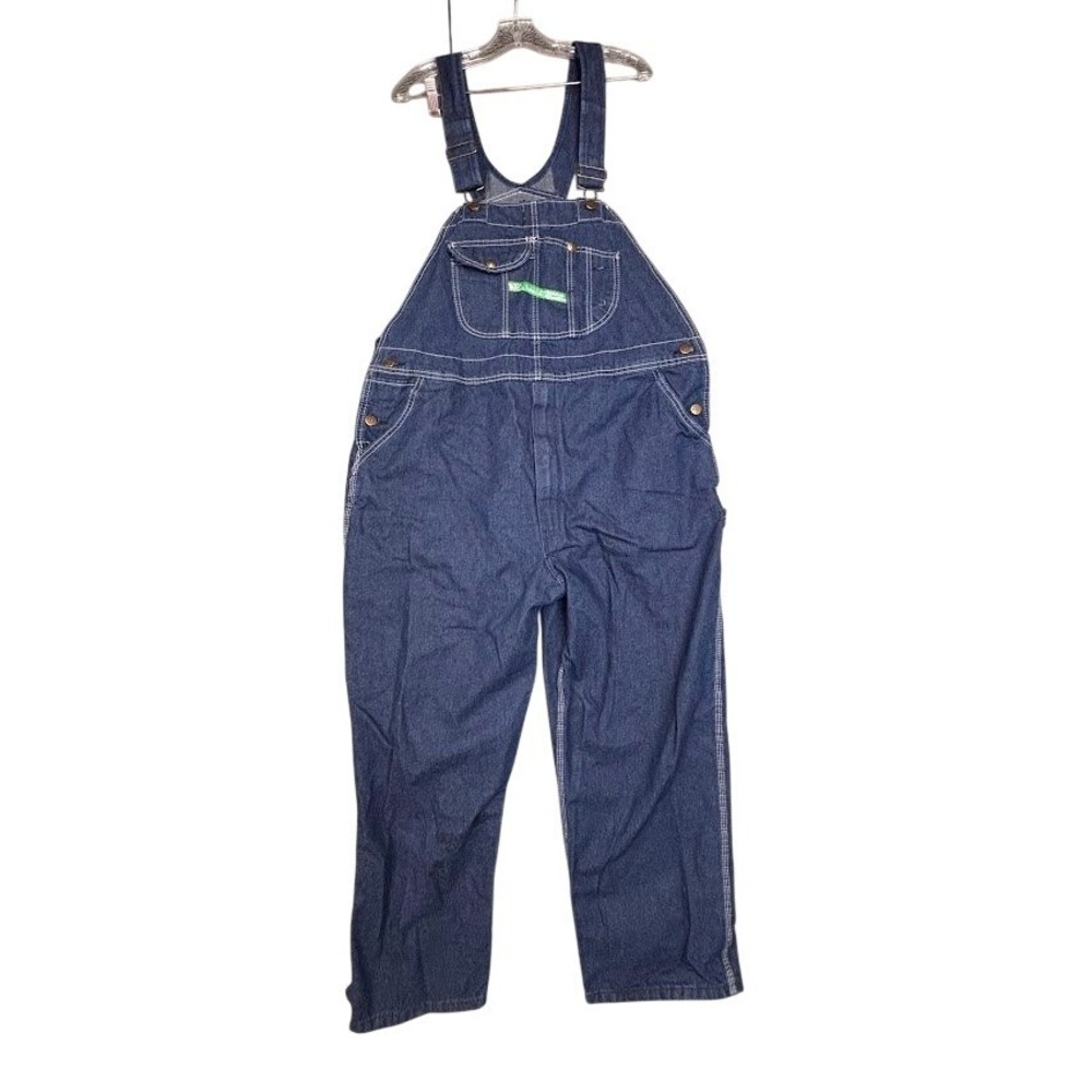 Key Imperial Aristocrat of Overalls Mens 42x28 Dark Wash Blue Denim Workwear